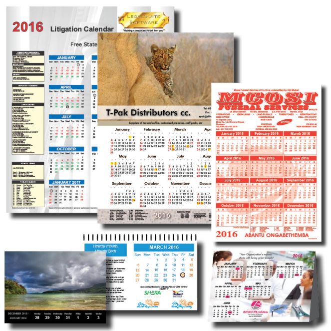 Calendar samples